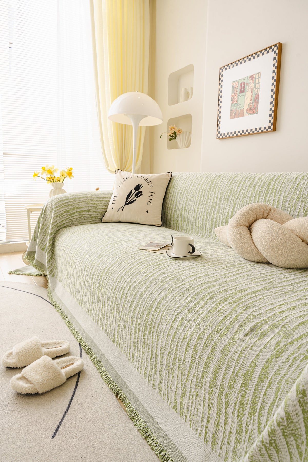Throw Blanket - Serena - Green