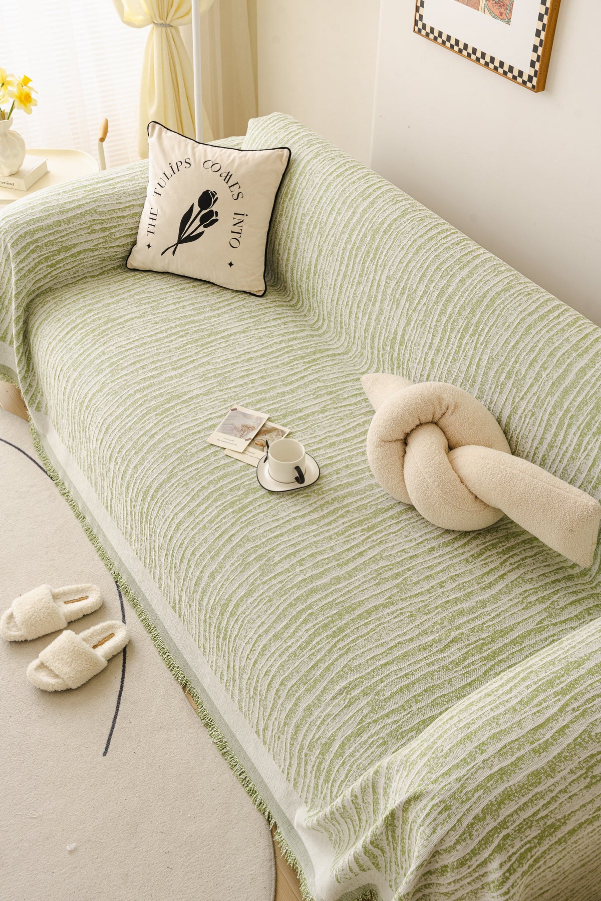 Throw Blanket - Serena - Green