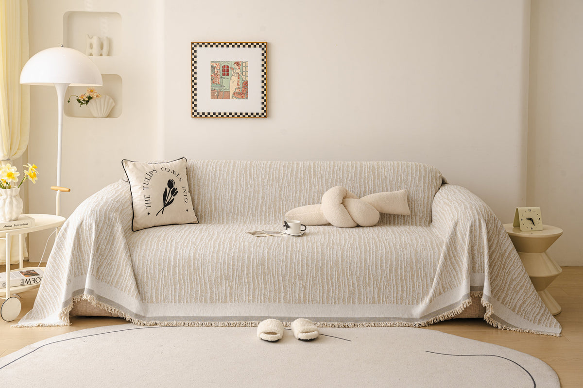 Throw Blanket - Serena - Khaki