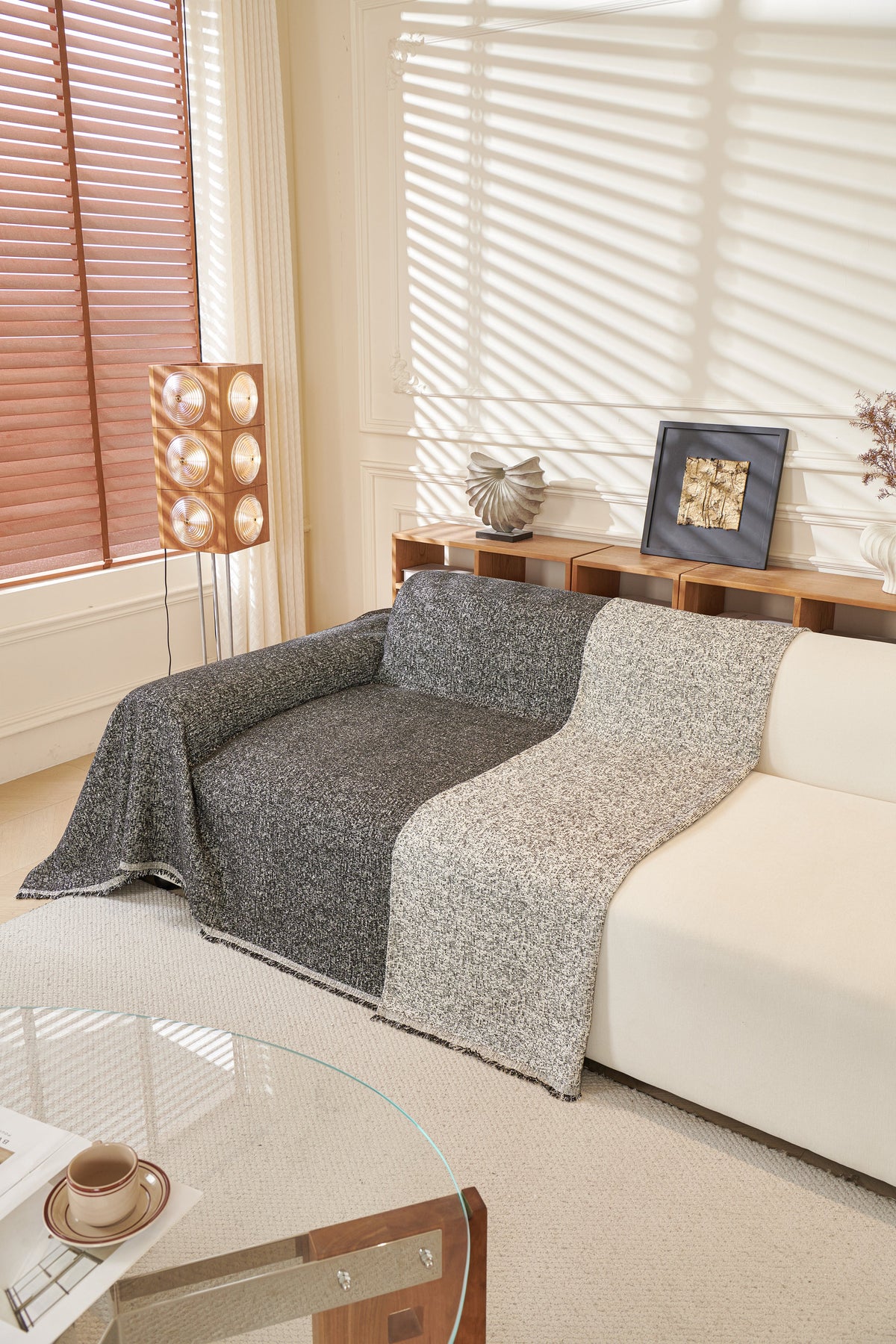 Throw Blanket - Tressa - Black