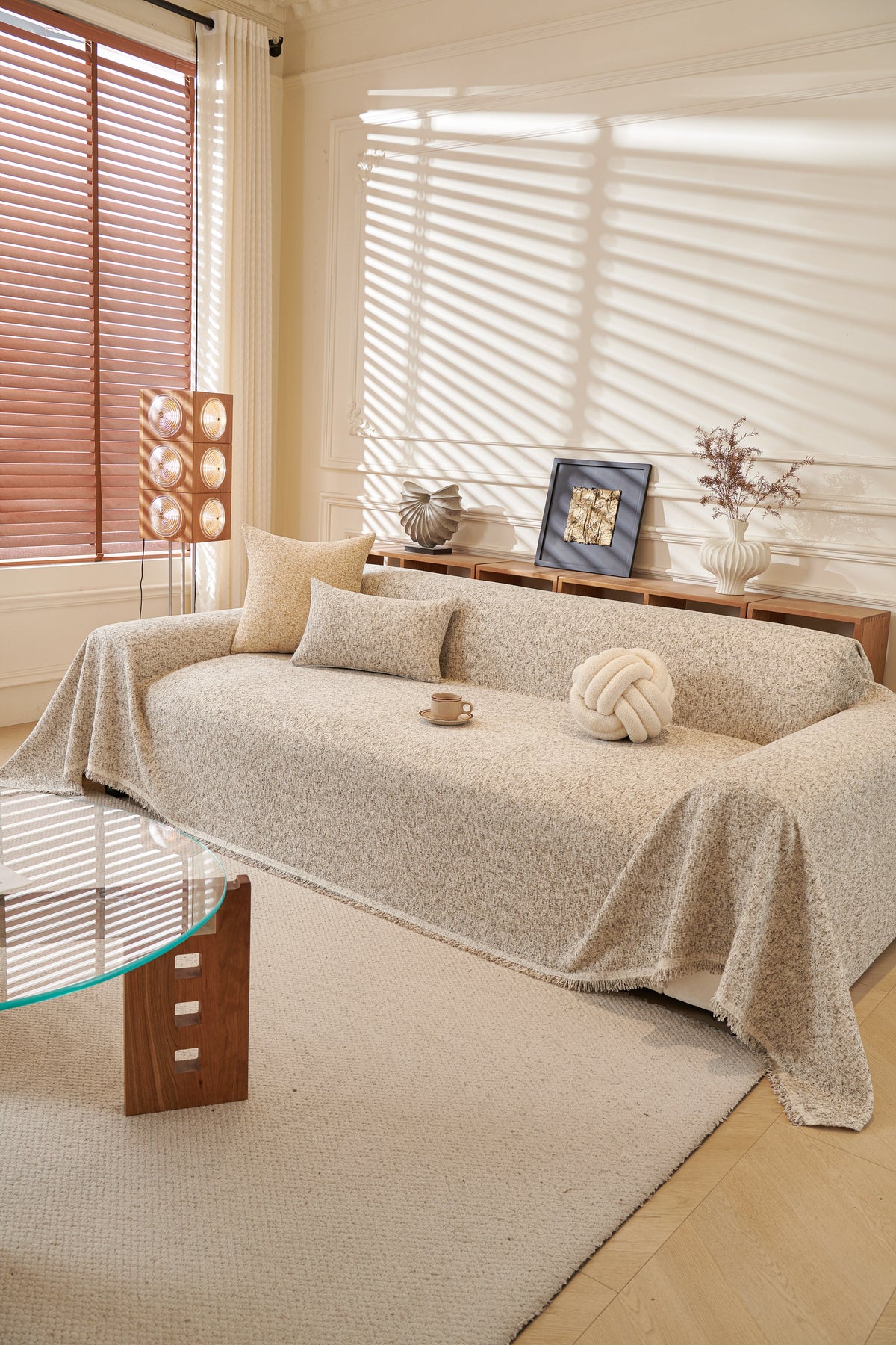 Throw Blanket - Tressa - Grey