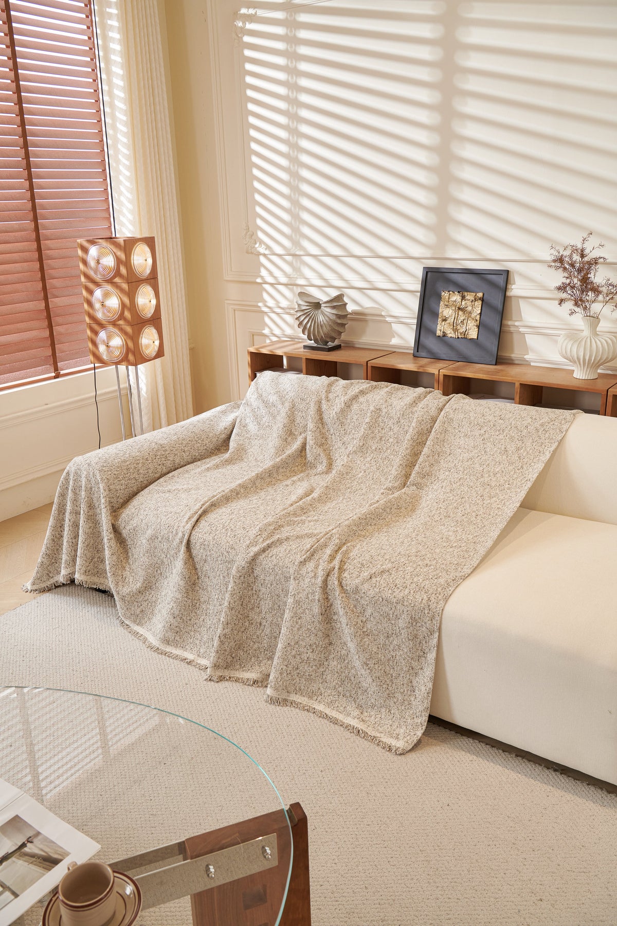 Throw Blanket - Tressa - Grey