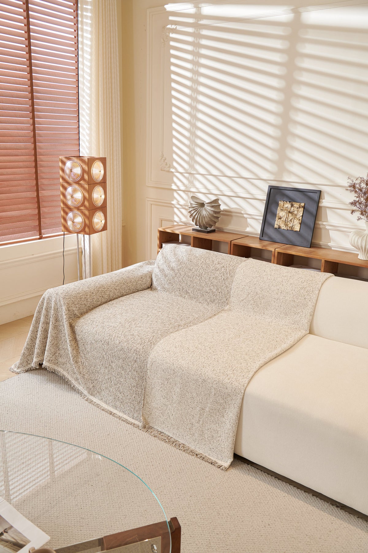 Throw Blanket - Tressa - Grey