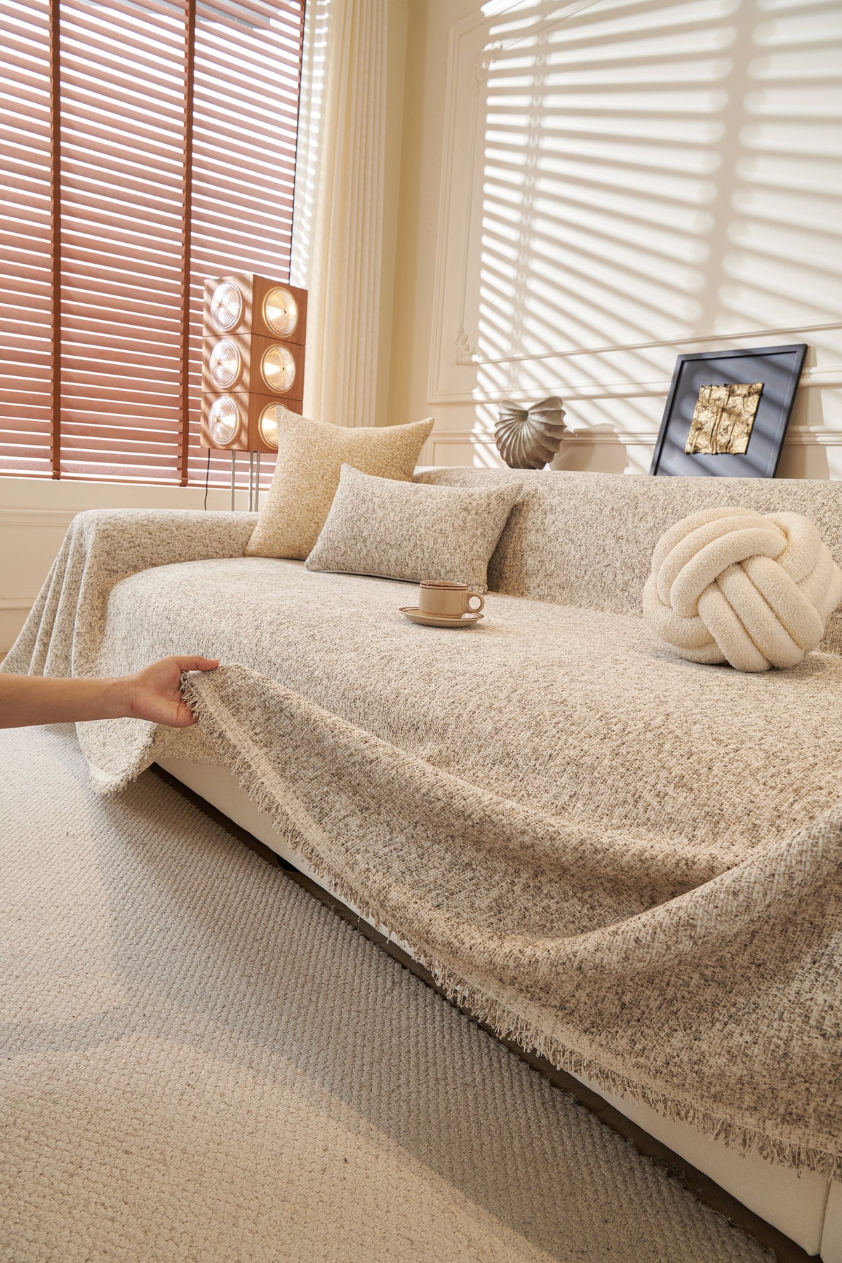 Throw Blanket - Tressa - Grey