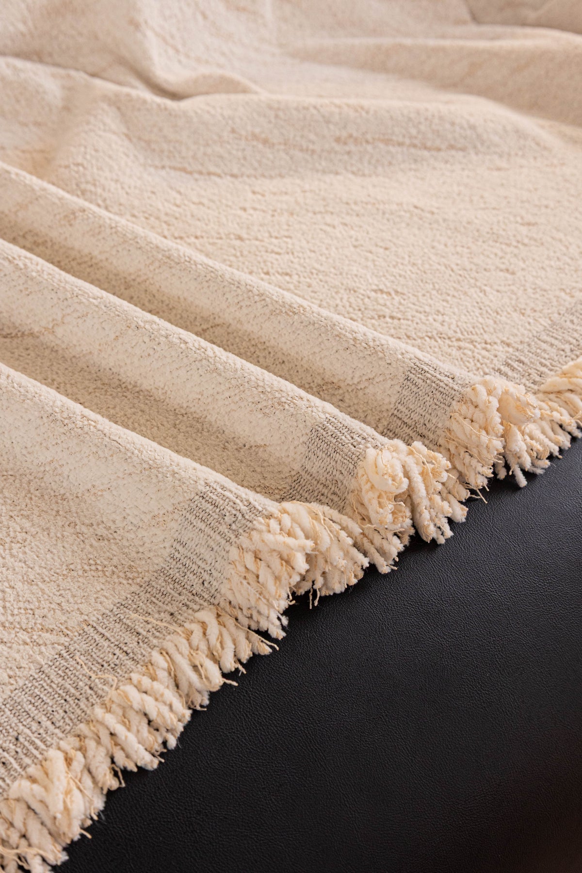 Throw Blanket- Velmora – Cream White