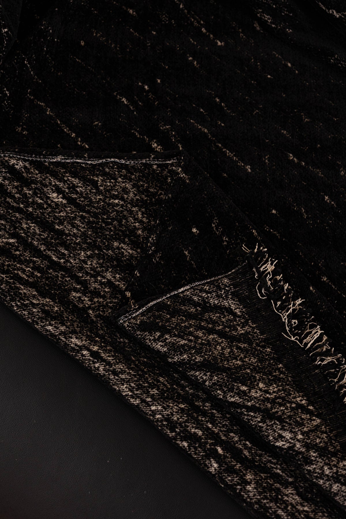 Throw Blanket - Velmora – Jet Black