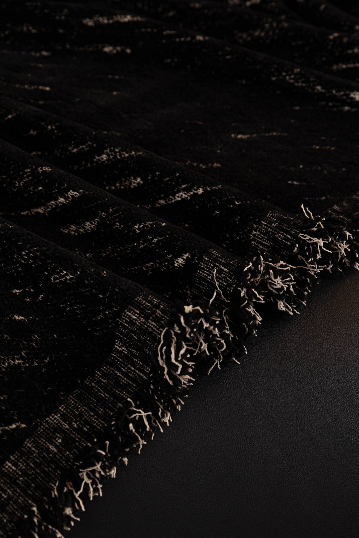 Throw Blanket - Velmora – Jet Black