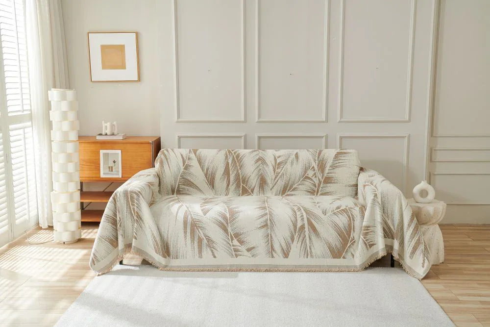 Throw Blanket - Yeluxe - Beige