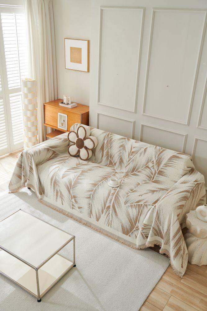 Throw Blanket - Yeluxe - Beige