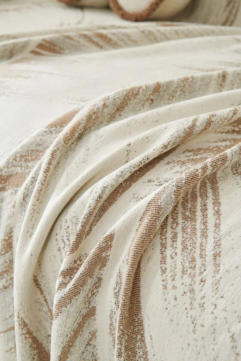 Throw Blanket - Yeluxe - Beige