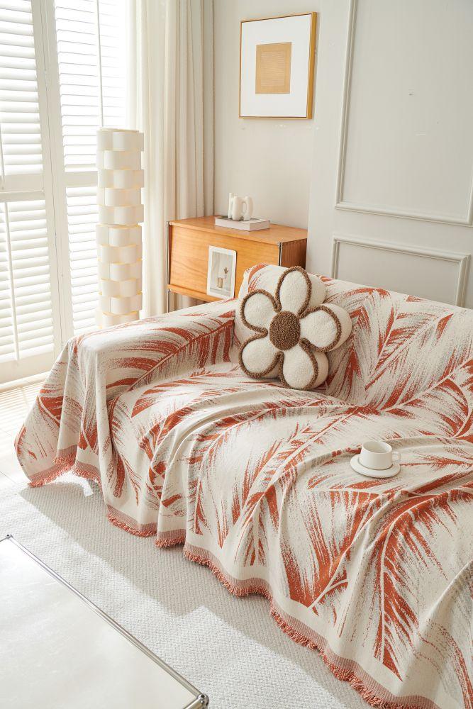 Throw Blanket - Yeluxe - Terracotta