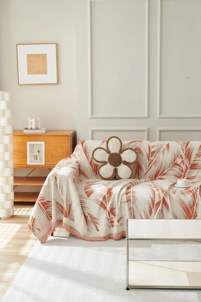 Throw Blanket - Yeluxe - Terracotta