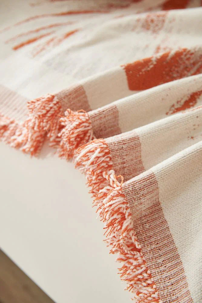 Throw Blanket - Yeluxe - Terracotta