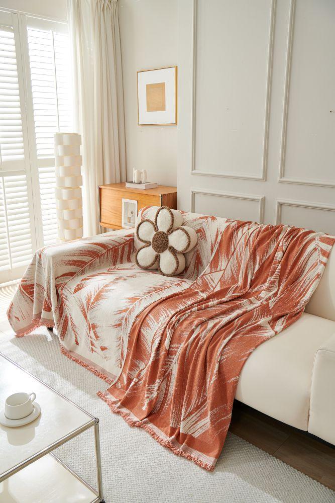 Throw Blanket - Yeluxe - Terracotta