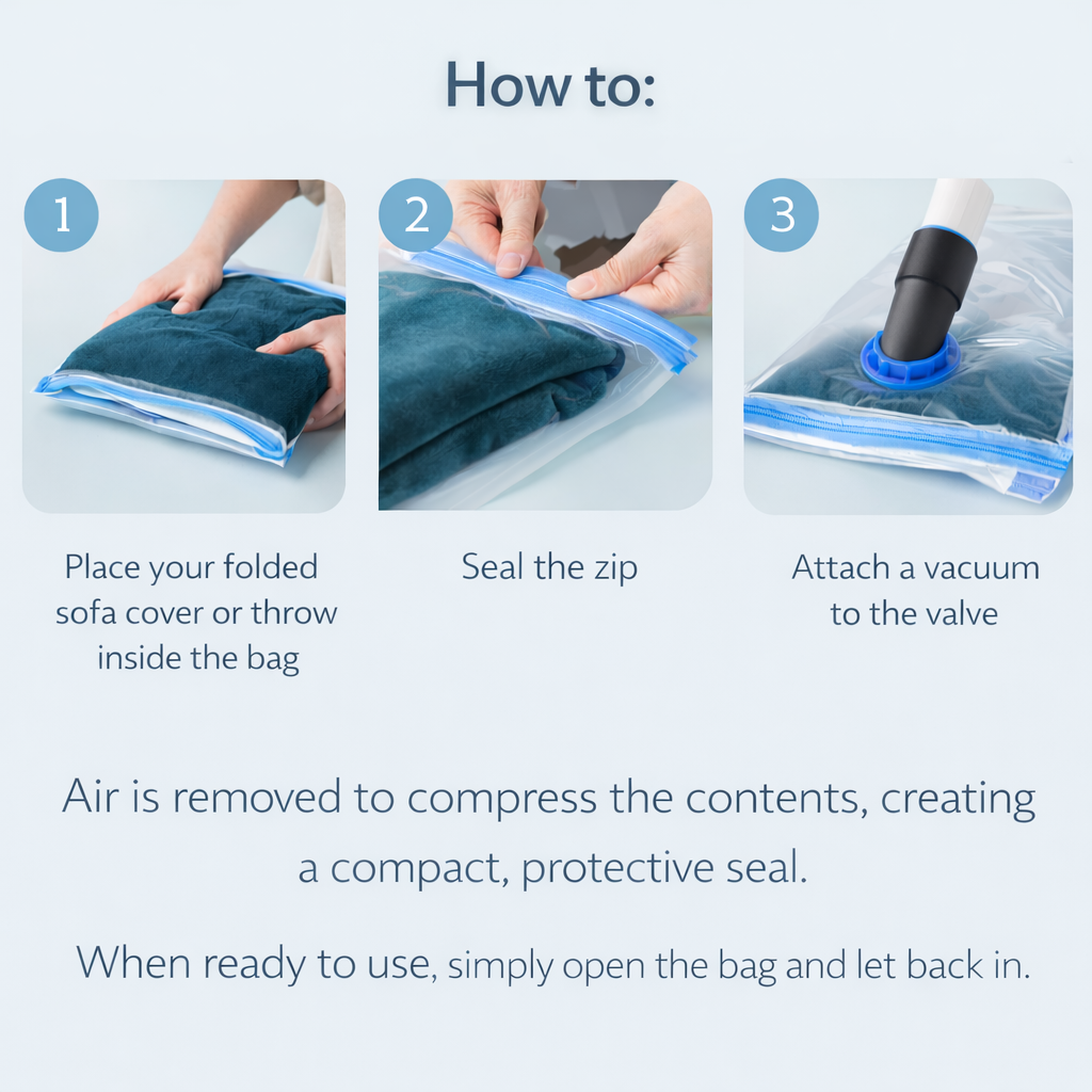 Vacuum Storage Bag · Clear