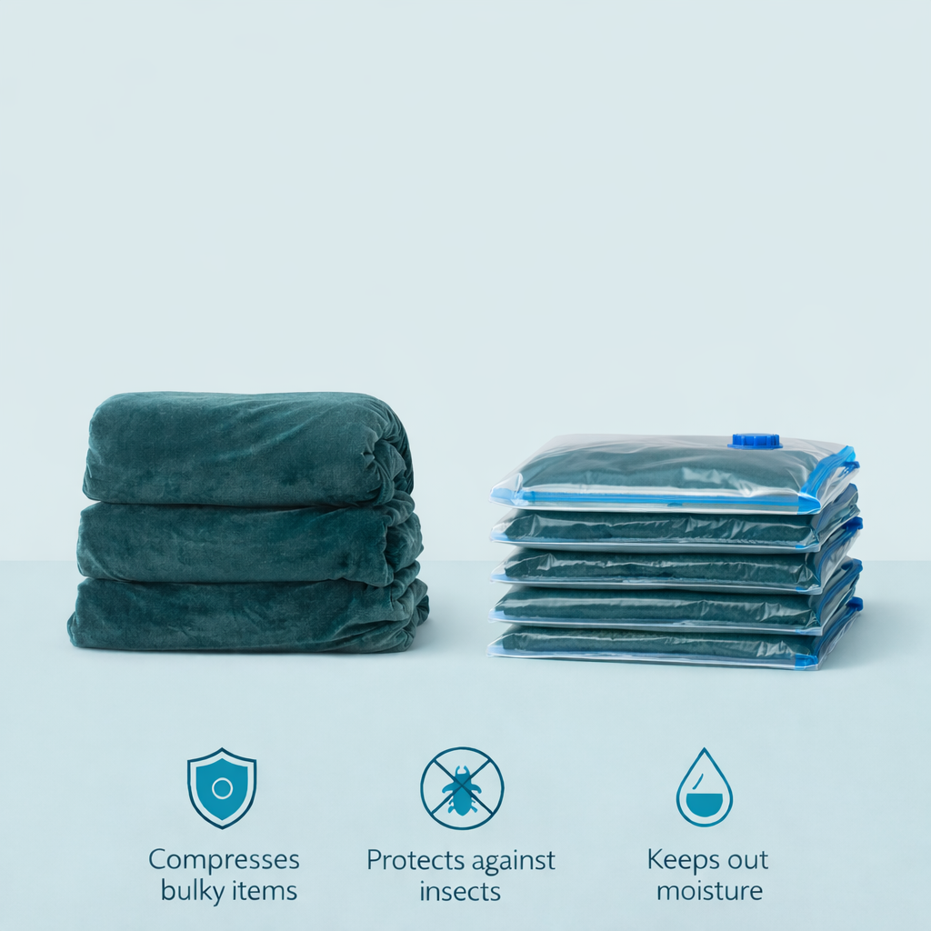 Vacuum Storage Bag · Clear