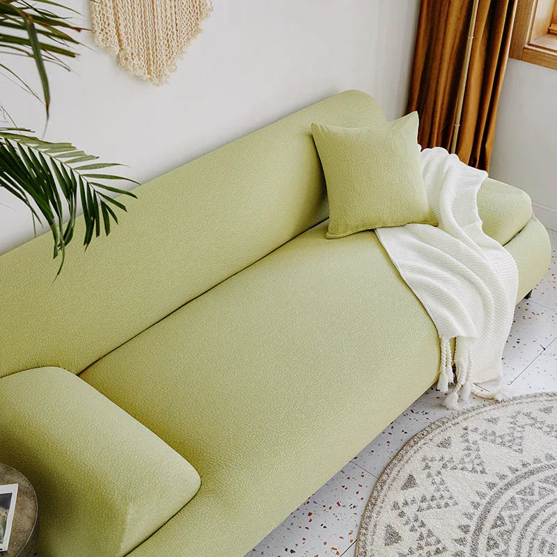 Couch Cover -Pebble-Textured - Bean Green - Waterproof