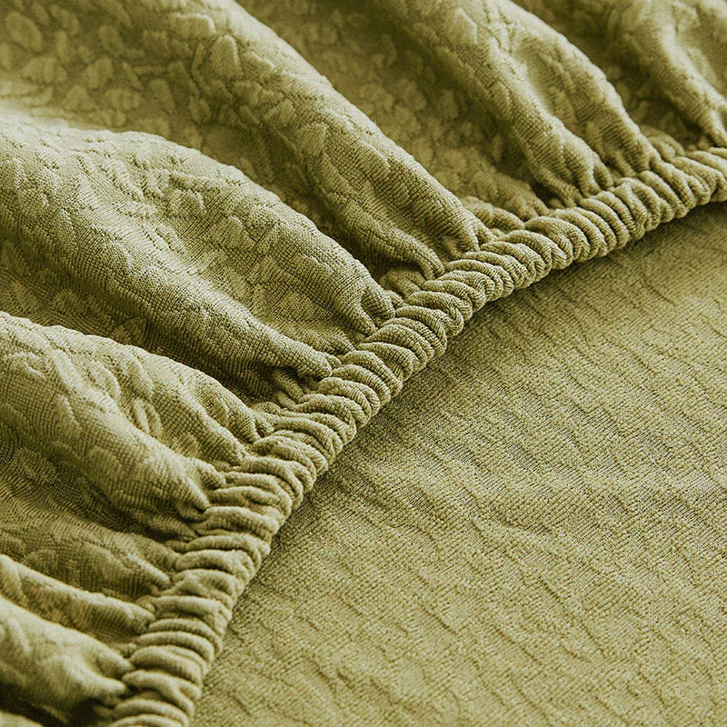 Couch Cover -Pebble-Textured - Bean Green - Waterproof