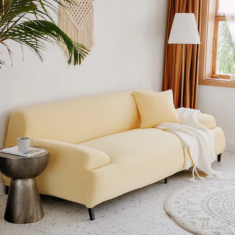Couch Cover -Pebble-Textured - Goose Yellow - Waterproof
