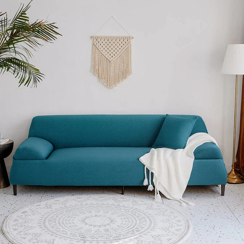 Couch Cover -Pebble-Textured - Indigo - Waterproof