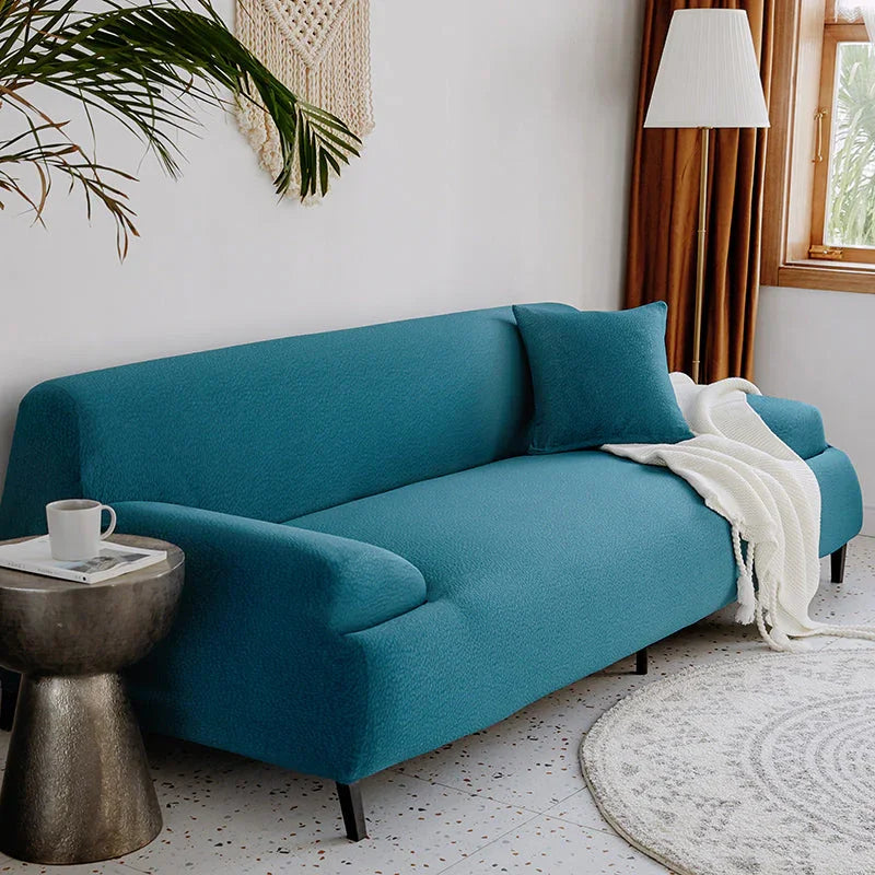 Couch Cover -Pebble-Textured - Indigo - Waterproof