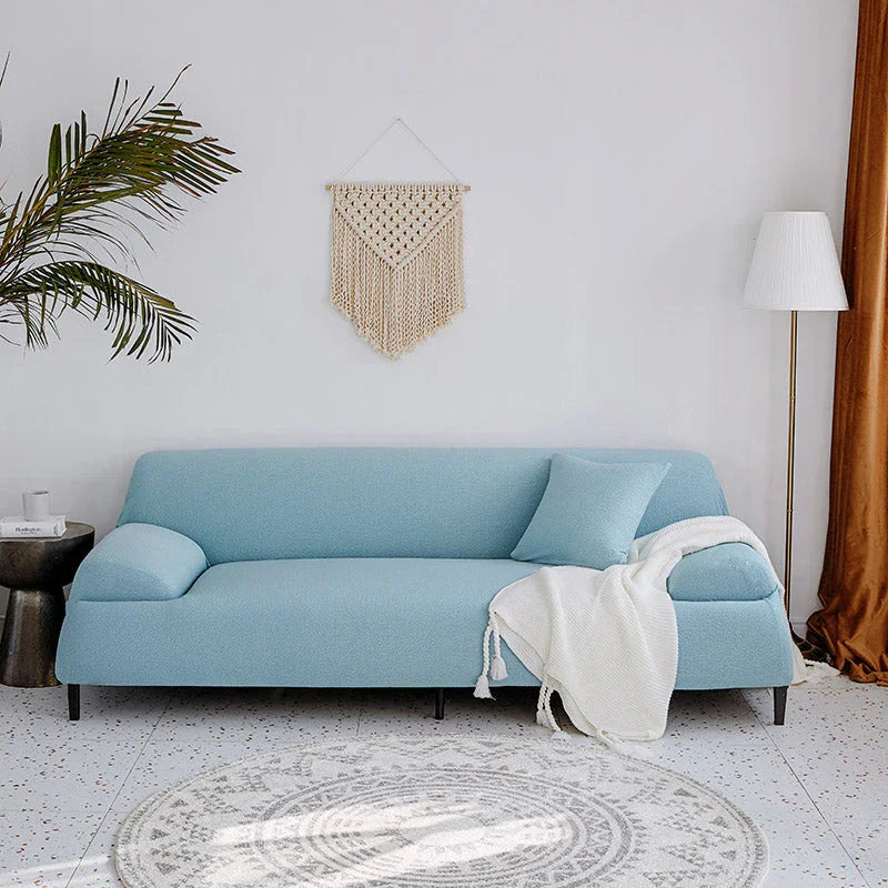 Couch Cover -Pebble-Textured - Light Blue - Waterproof