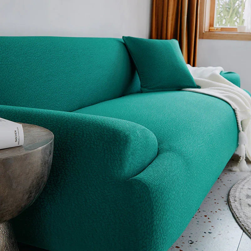 Couch Cover -Pebble-Textured - Pine Green - Waterproof