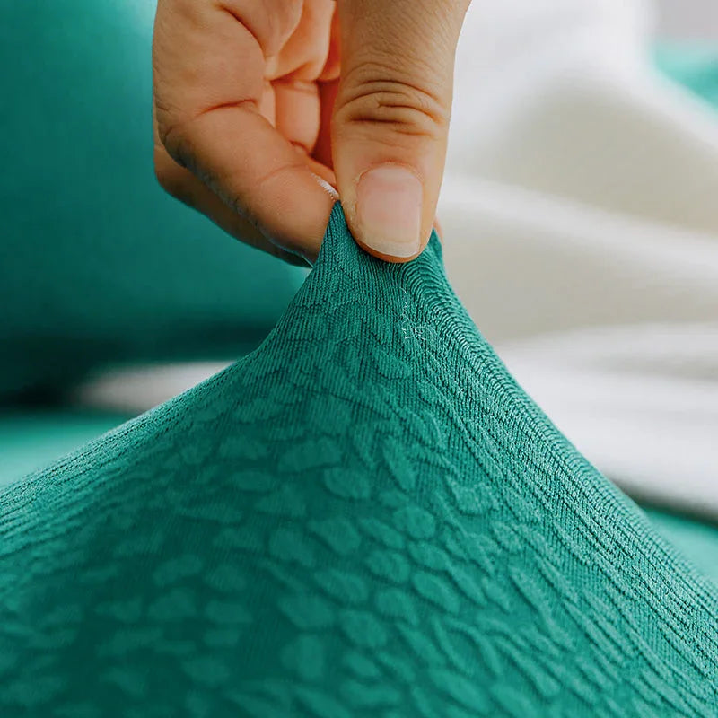 Couch Cover -Pebble-Textured - Pine Green - Waterproof