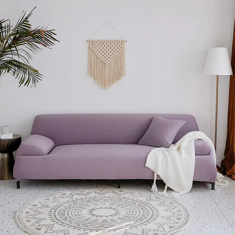 Couch Cover - Pebble-Textured - Taro Purple - Waterproof