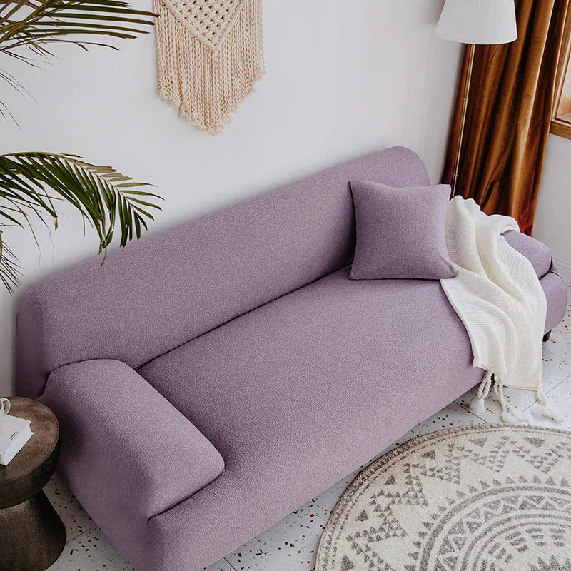 Couch Cover - Pebble-Textured - Taro Purple - Waterproof