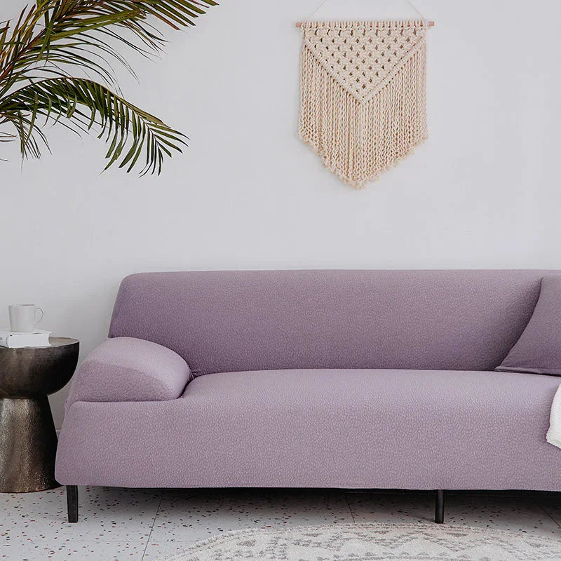 Couch Cover - Pebble-Textured - Taro Purple - Waterproof