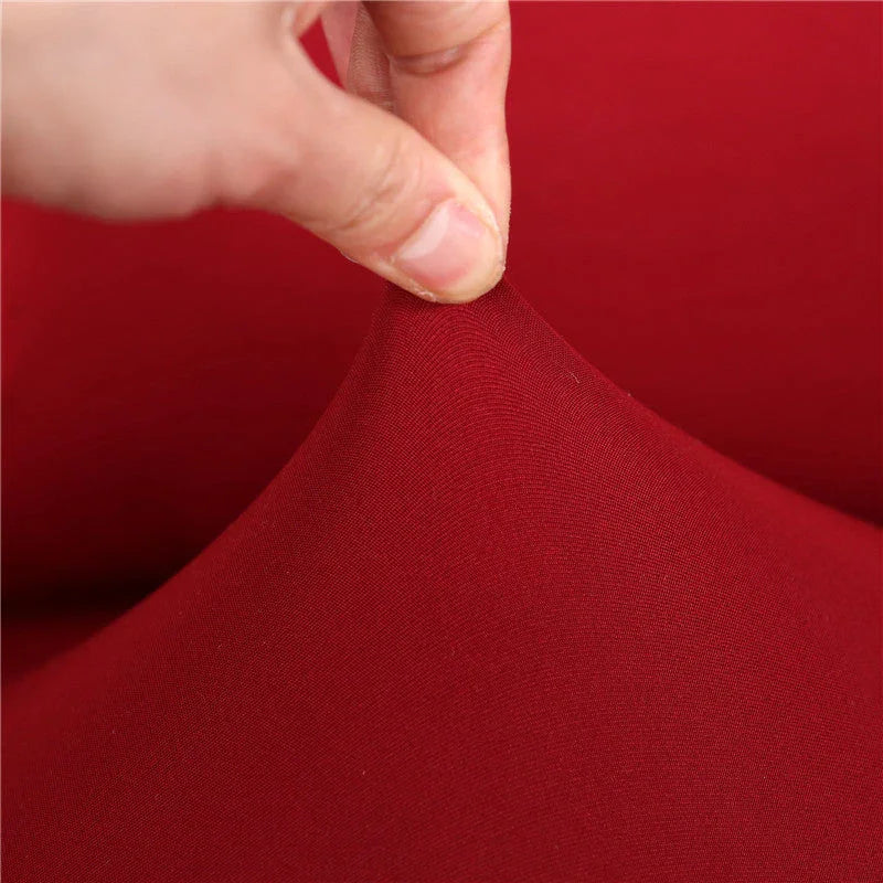 Couch Cover - Deep Red - Adaptable & Expandable