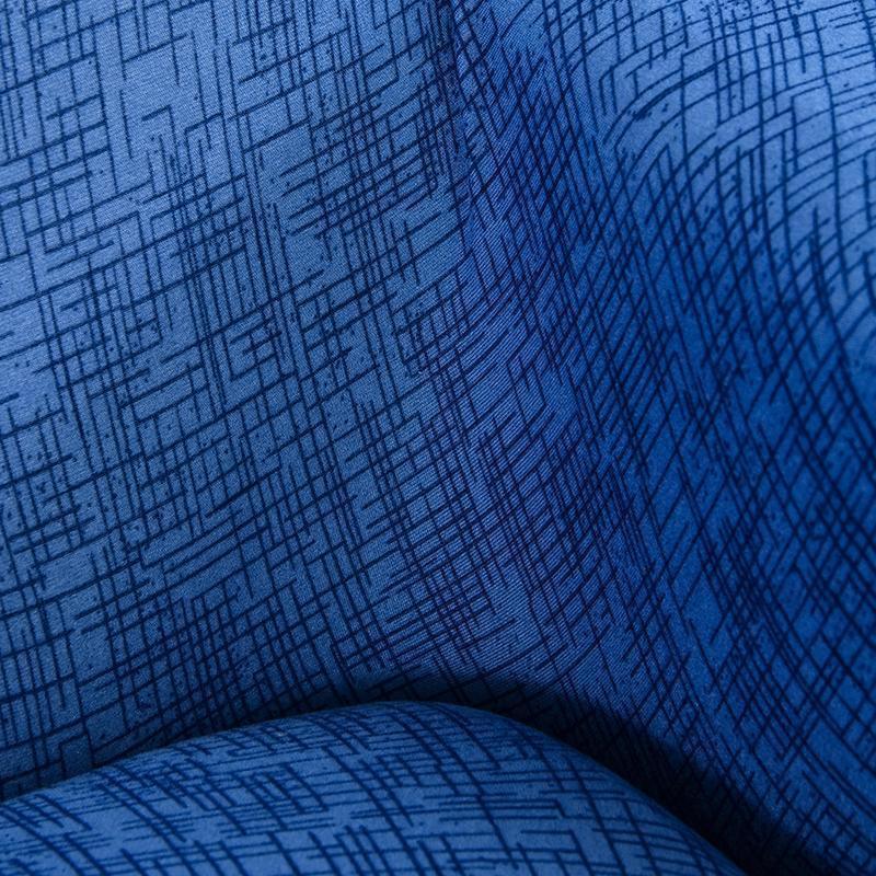 Couch Cover - Crosshatch - Blue - Adaptable & Expandable