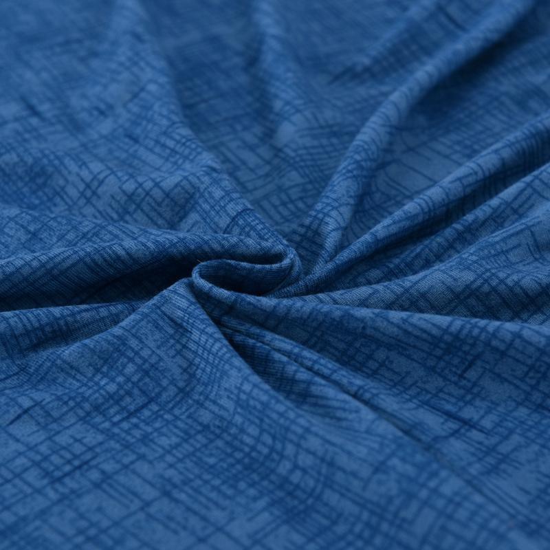 Couch Cover - Crosshatch - Blue - Adaptable & Expandable