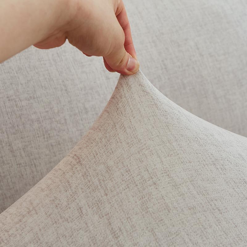 Couch Cover - Crosshatch - Eggshell - Adaptable & Expandable