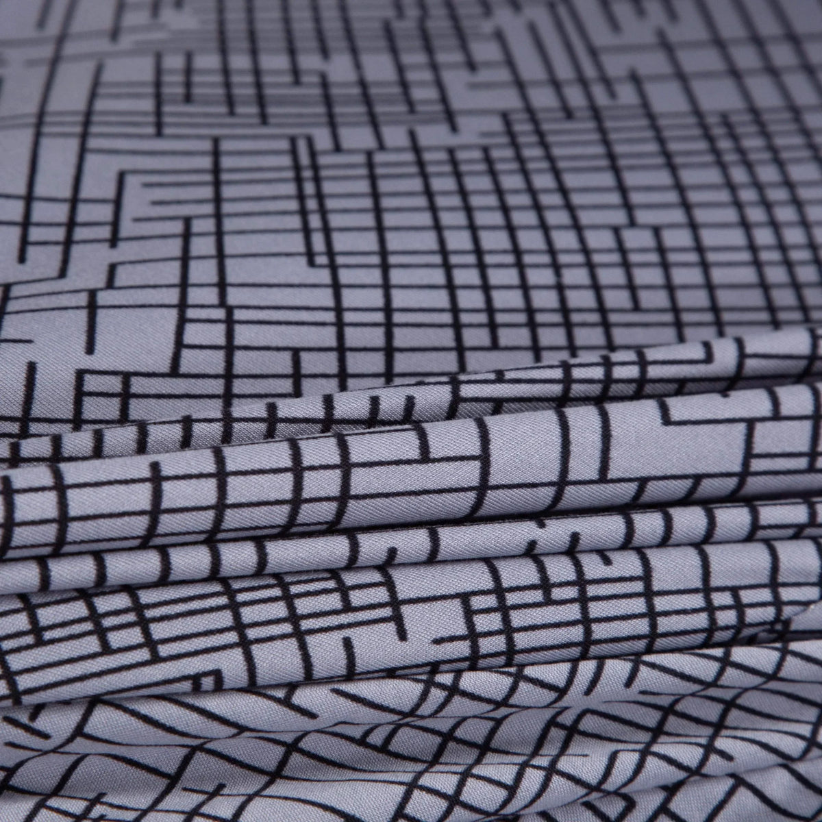 Couch Cover - Crosshatch - Grey - Adaptable & Expandable