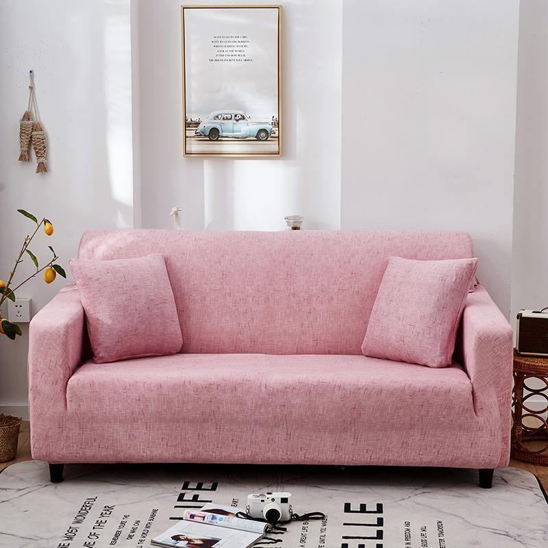 Couch Cover - Crosshatch - Pink - Adaptable & Expandable