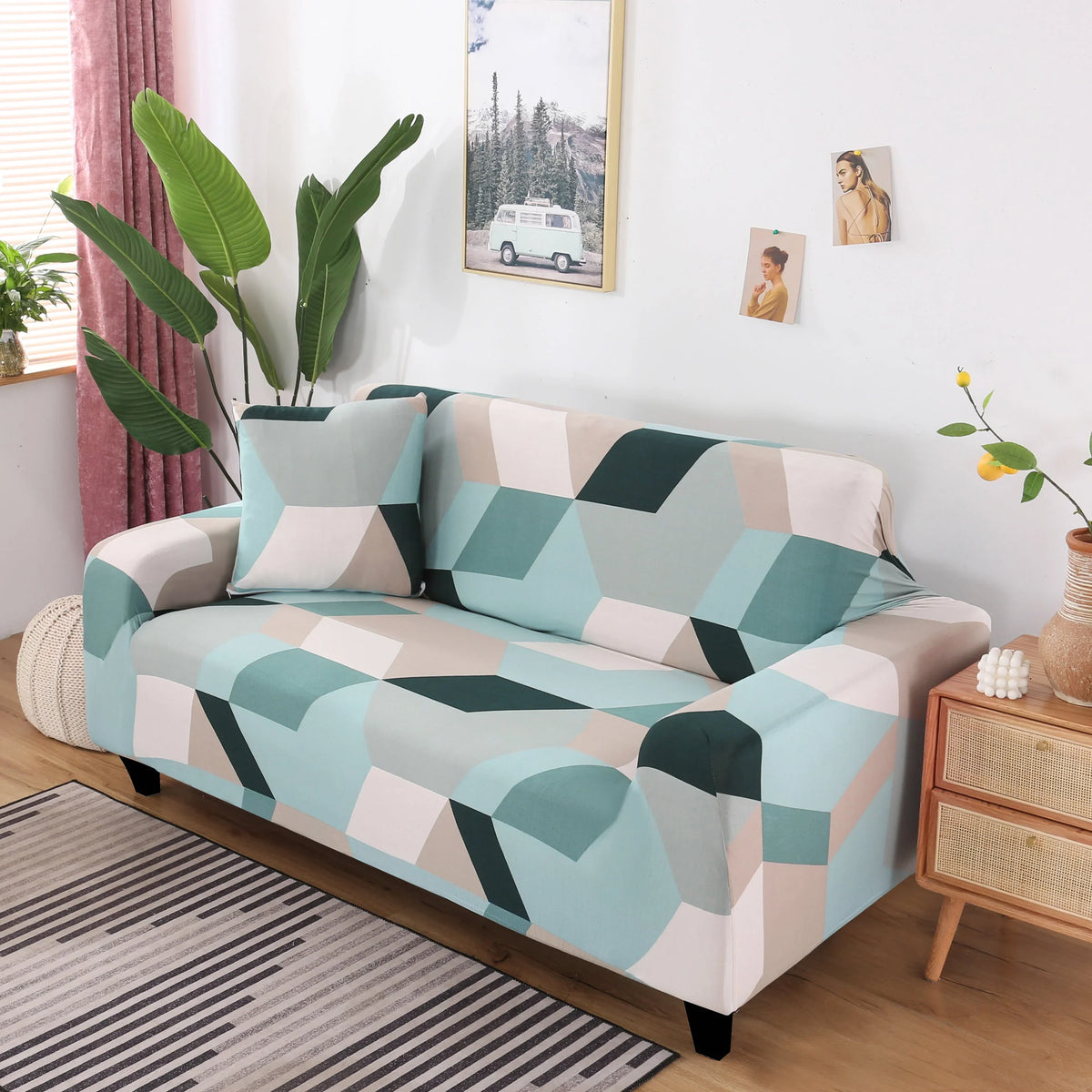 Couch Cover - Greenoo - Adaptable & Expandable
