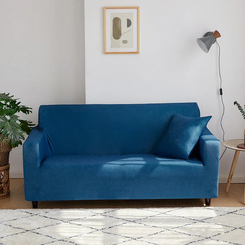 Couch Cover - Sapphire Blue - Adaptable & Expandable
