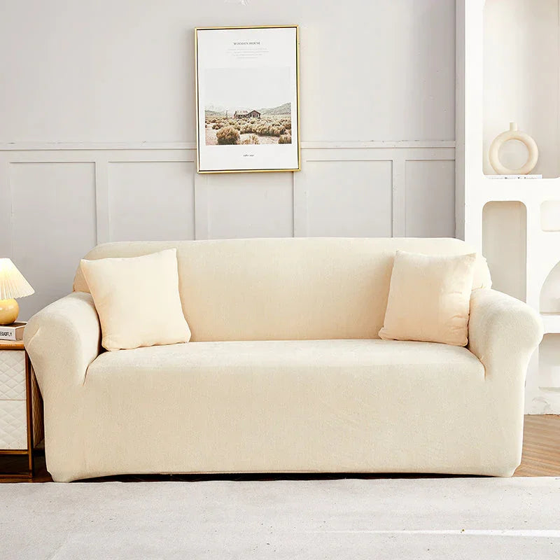Couch Cover -Luma - Beige - Adaptable & Expandable