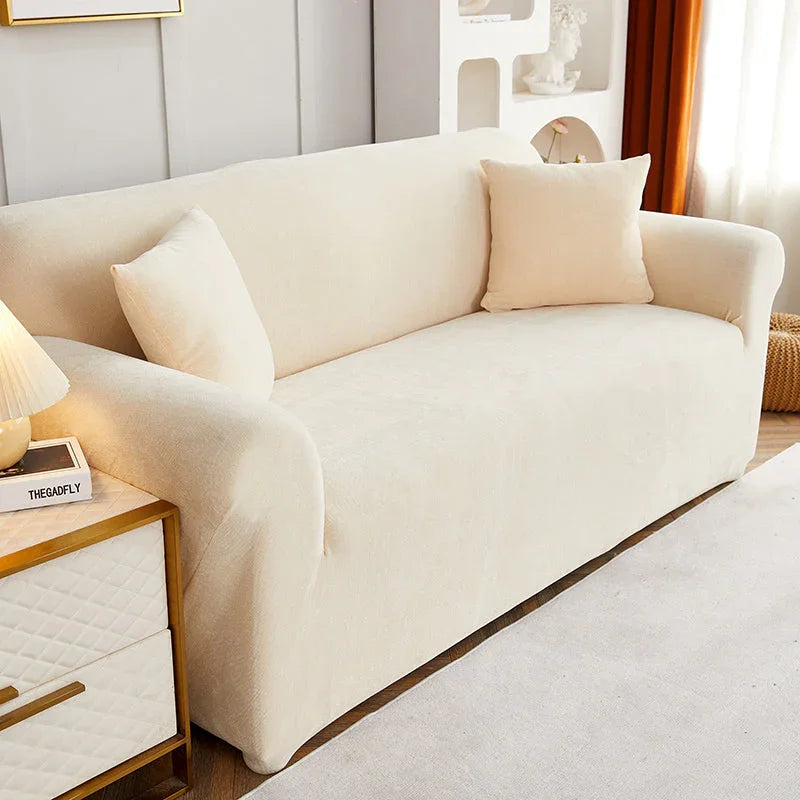 Couch Cover -Luma - Beige - Adaptable & Expandable