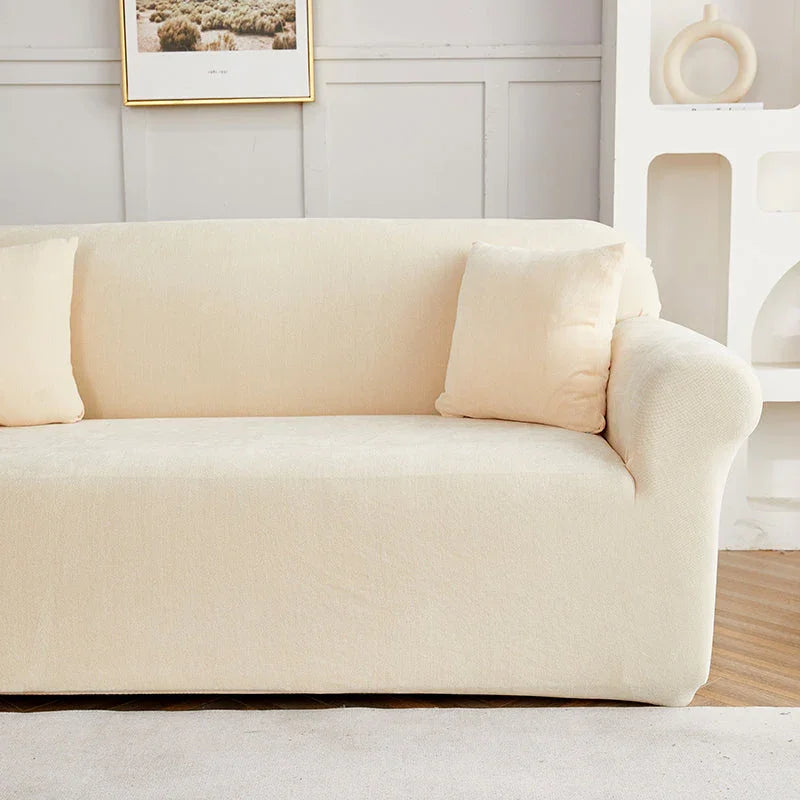 Couch Cover -Luma - Beige - Adaptable & Expandable