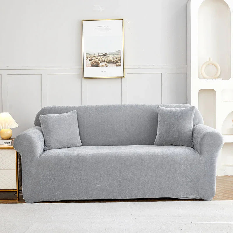 Couch Cover -Luma - Neutral Grey - Adaptable & Expandable