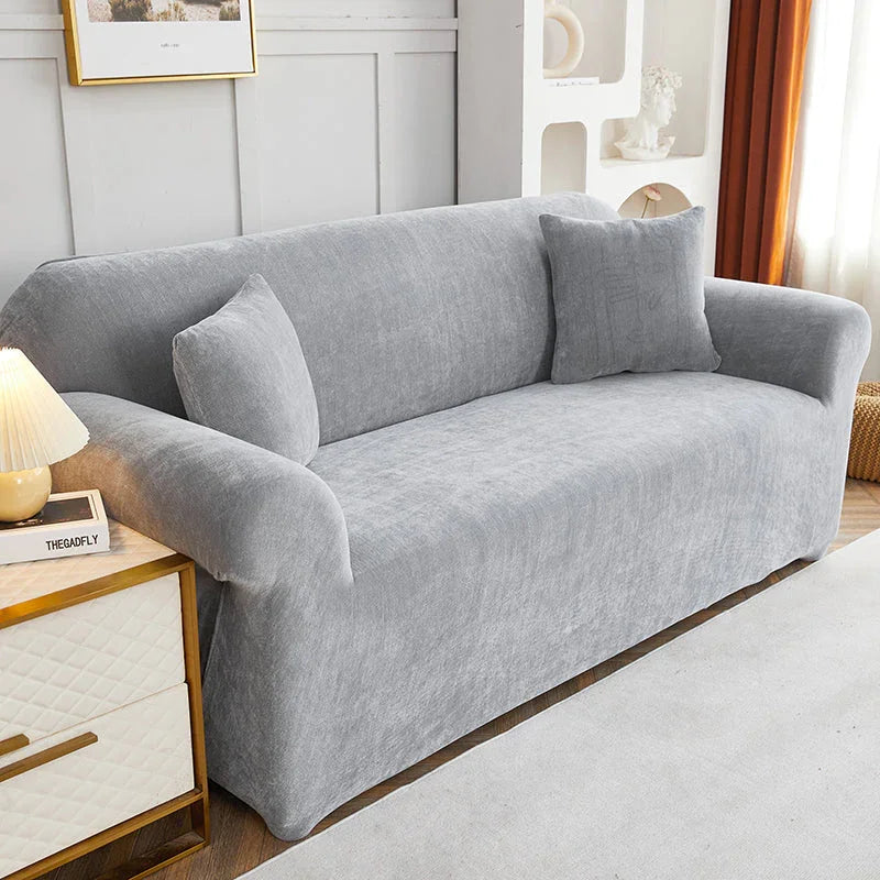 Couch Cover -Luma - Neutral Grey - Adaptable & Expandable