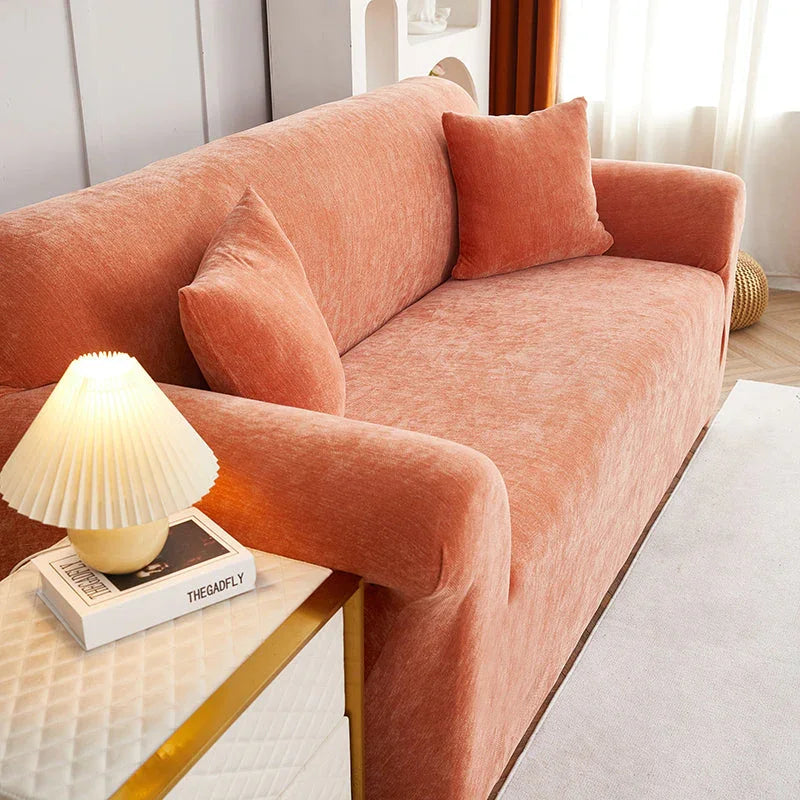 Couch Cover -Luma - Orange - Adaptable & Expandable