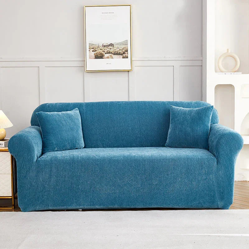 Couch Cover -Luma - Serene Blue - Adaptable & Expandable