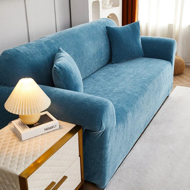 Couch Cover -Luma - Serene Blue - Adaptable & Expandable