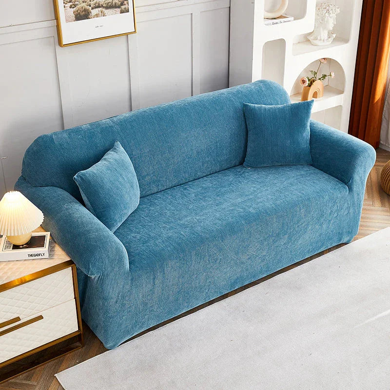 Couch Cover -Luma - Serene Blue - Adaptable & Expandable