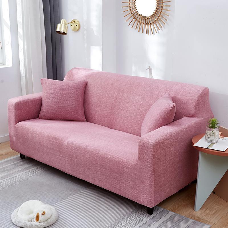 Couch Cover - Flecked - Candy Pink - Adaptable & Expandable
