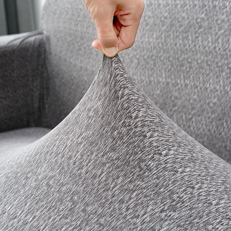 Couch Cover - Flecked - Grey - Adaptable & Expandable
